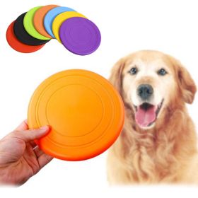 Dog Flying Disk Safety (Color: Green, size: Diameter 17cm)